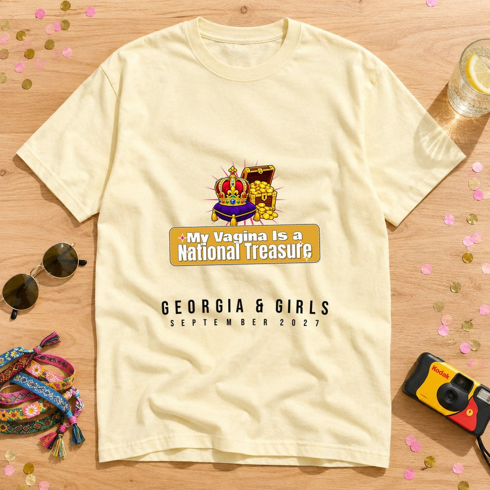 My vagina is a national treasure — Personalised T-Shirt