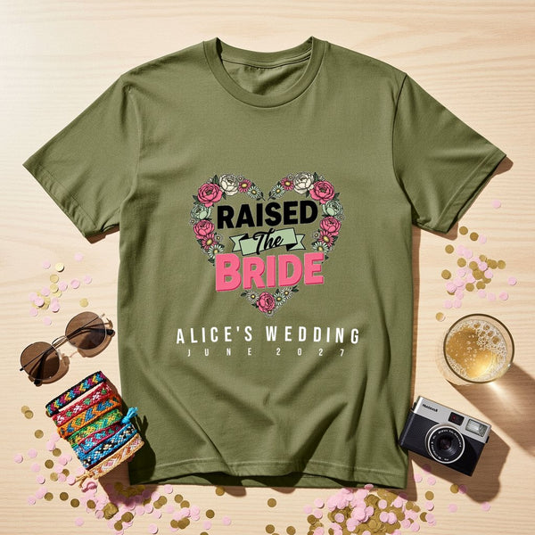 MOB Here For The Bride — Personalised Hen Do T-Shirt