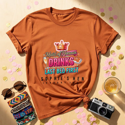 Drinks Last Bed First