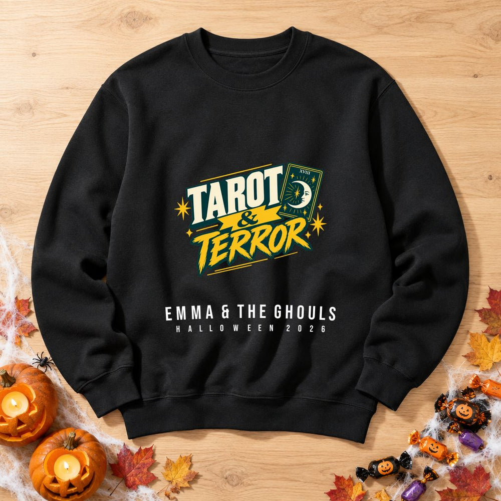 Tarot & Terror — Personalised Halloween Sweatshirt