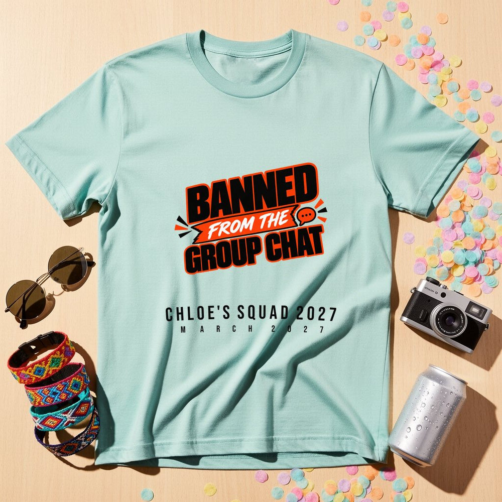 Banned From The Group Chat — Personalised T-Shirt