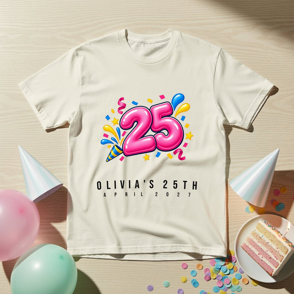 To Do List — Personalised Birthday T-Shirt