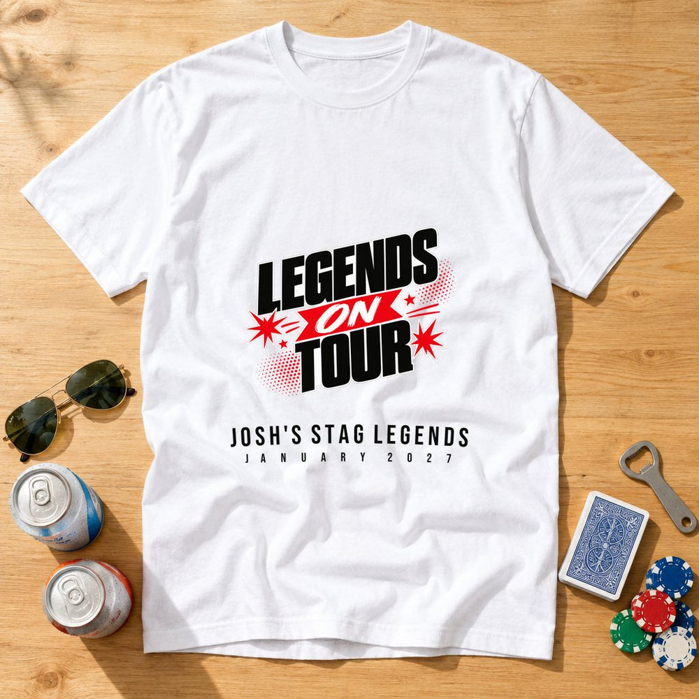 Cartoon Photo — Personalised Stag Do T-Shirt
