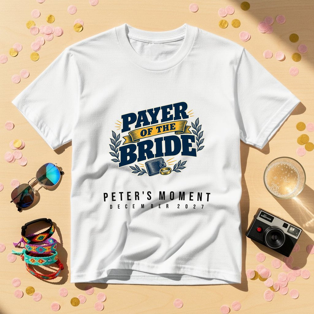Payer Of The Bride — Personalised Hen Do T-Shirt