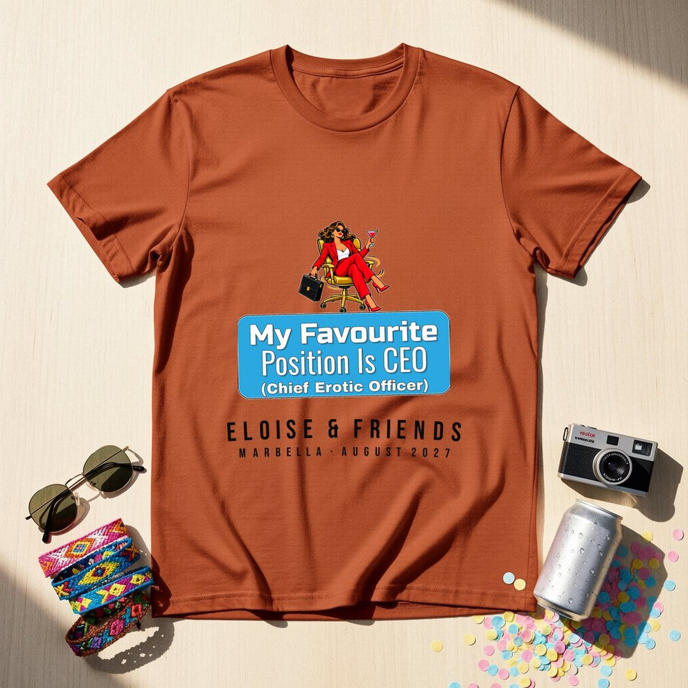 Chief Erotic Officer — Personalised T-Shirt