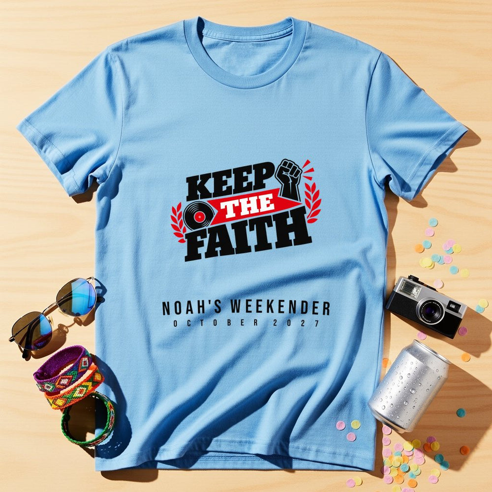 Keep The Faith All-Nighter — Personalised Soul Weekender T-Shirt