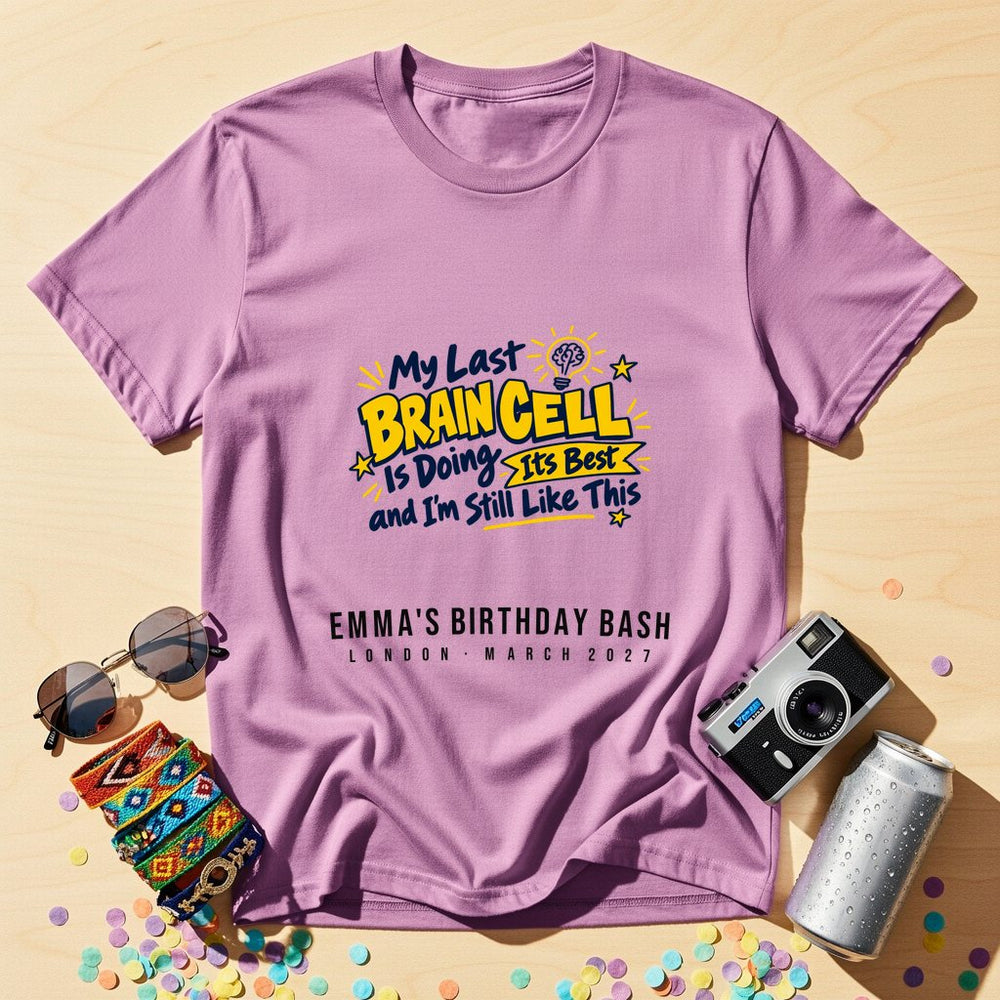 Brain Cell Doing Its Best — Personalised T-Shirt