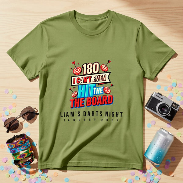 180 Cant Hit the Board — Personalised Replay Weekender T-Shirt