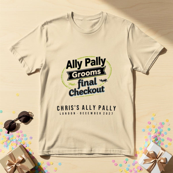 Final Checkout Stamp — Personalised Stag Do T-Shirt