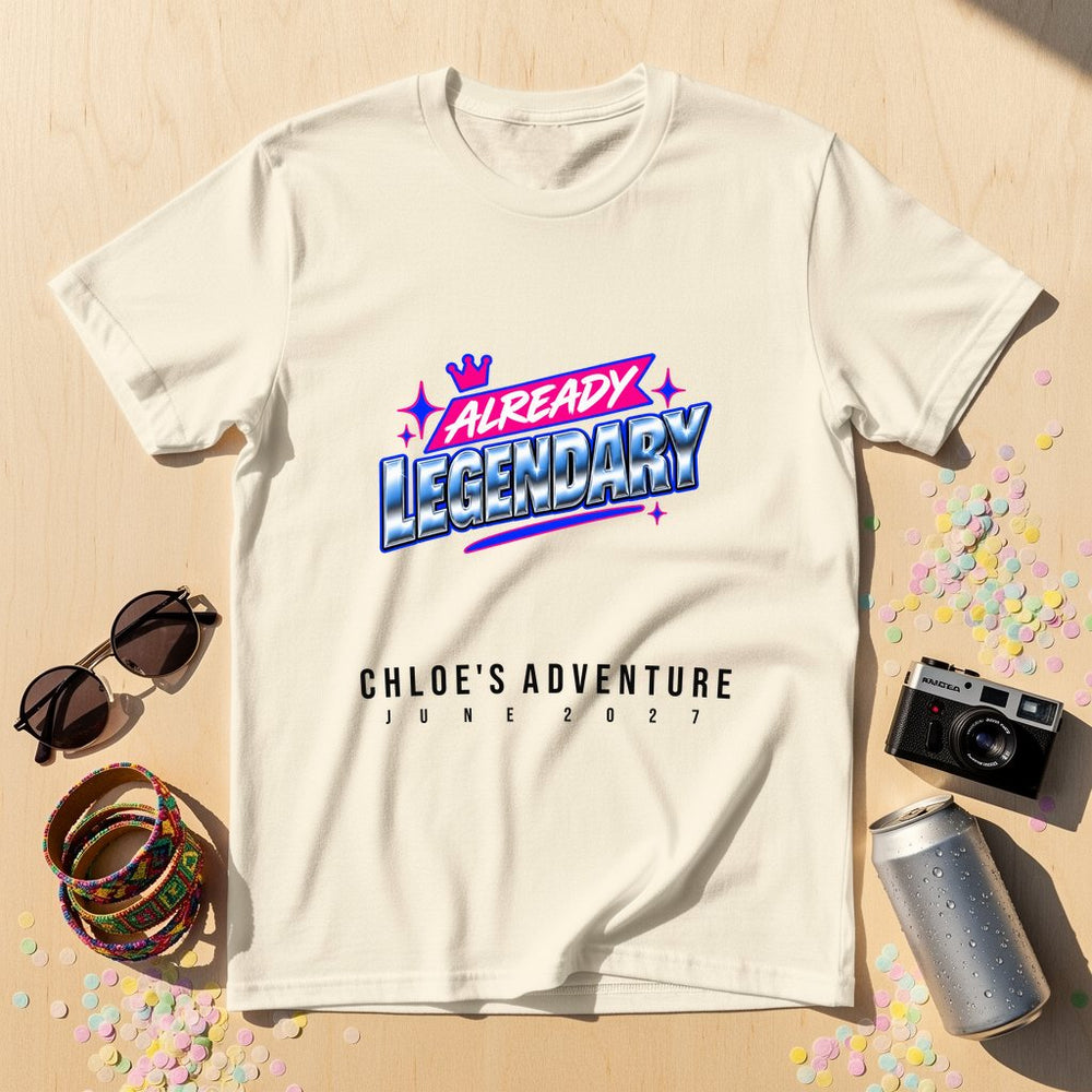 Already Legendary Chrome — Personalised T-Shirt