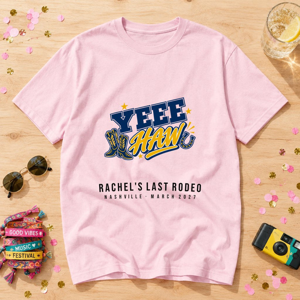 Cowboy Hat — Personalised Hen Do T-Shirt
