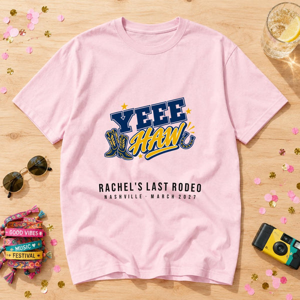 Cowboy Hat — Personalised Hen Do T-Shirt