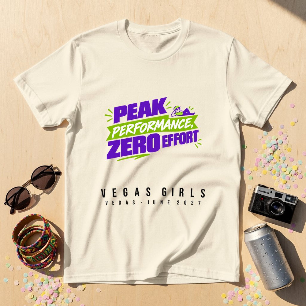 Peak Performance, Zero Effort — Personalised T-Shirt