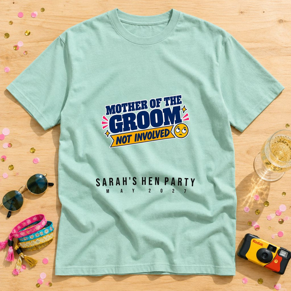 MOG Not Involved — Personalised Hen Do T-Shirt