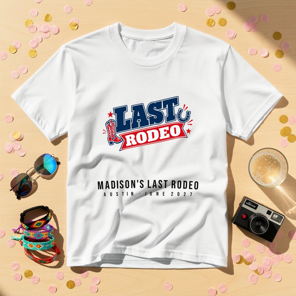 Bandana Frame — Personalised Hen Do T-Shirt