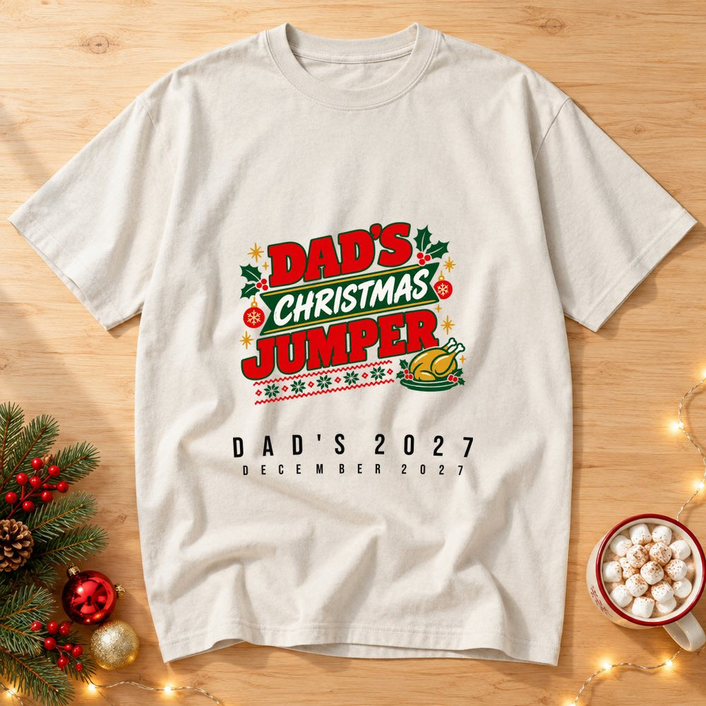 Dads Christmas Jumper — Personalised T-Shirt