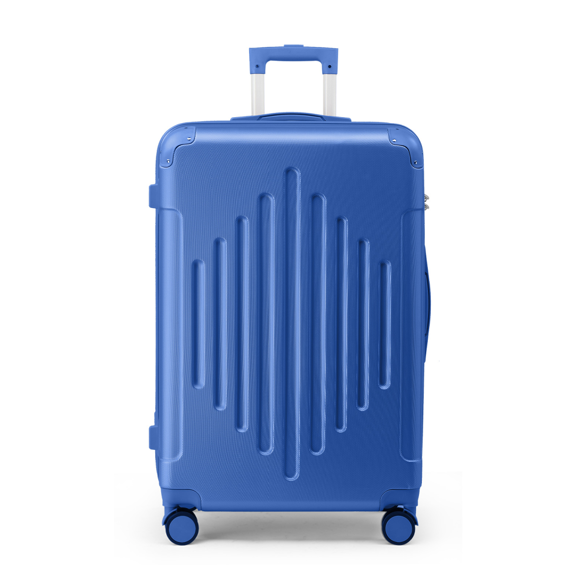 Premium ABS Luggage Suitcase with Non-TSA Lock – 24in Deep Blue Dress Loud