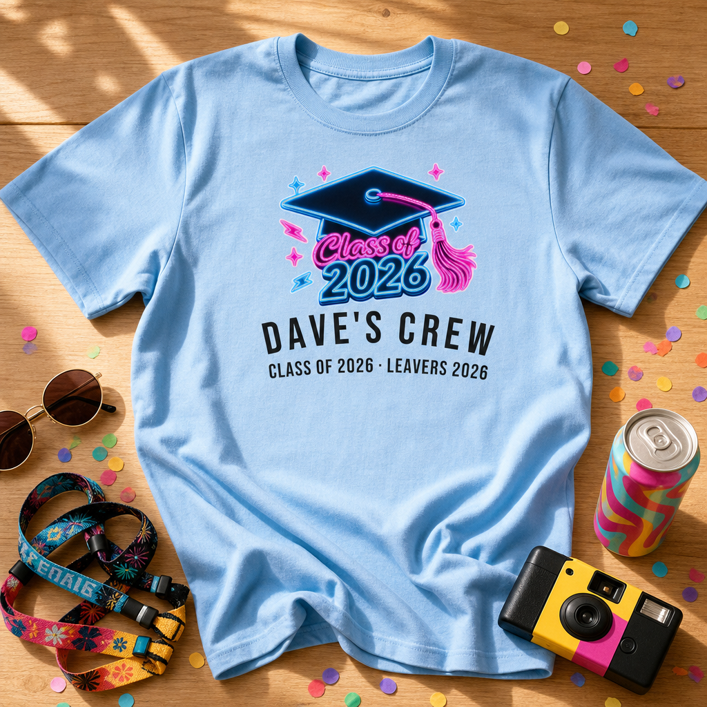 Neon Glory Grad Cap