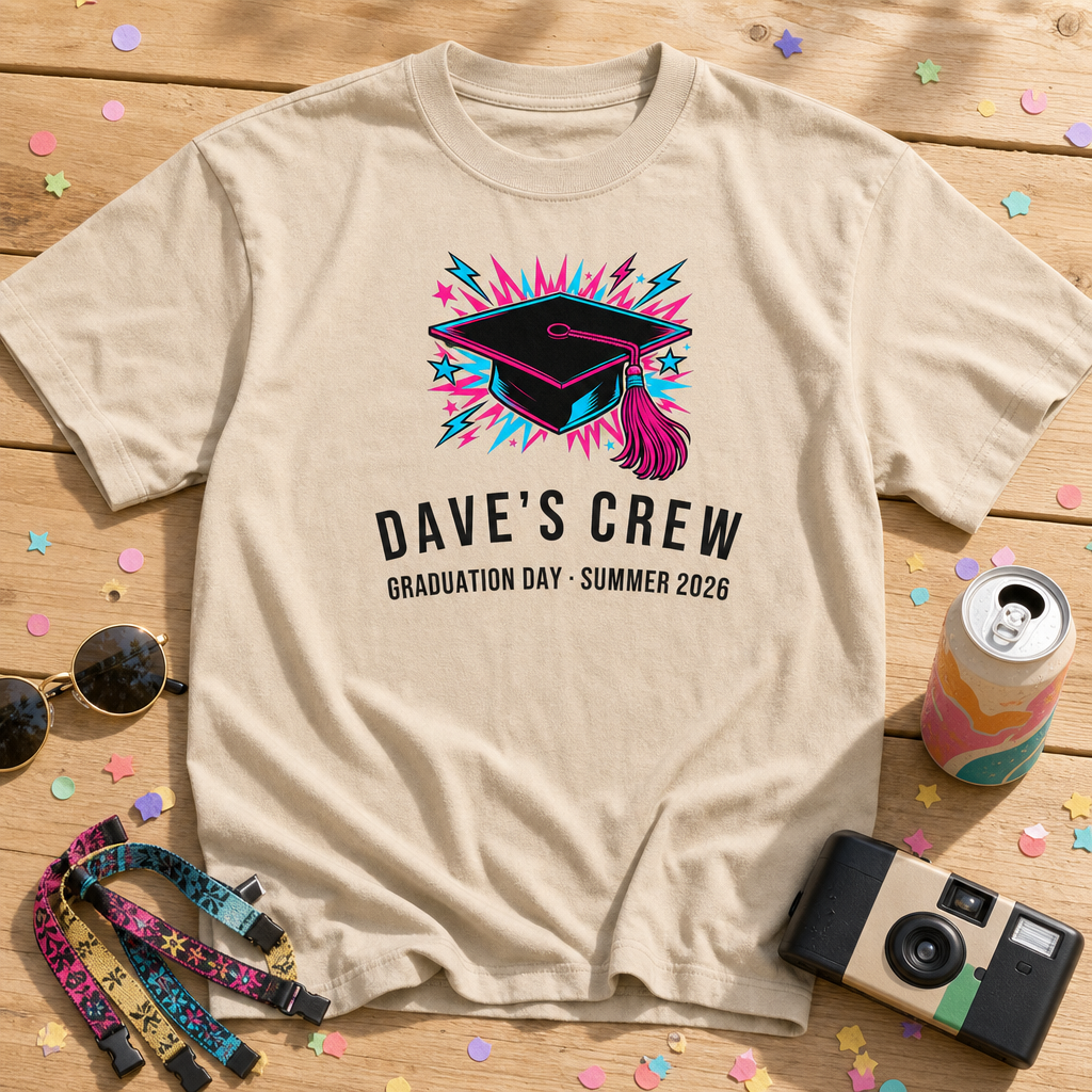 Neon Mortarboard Blaze